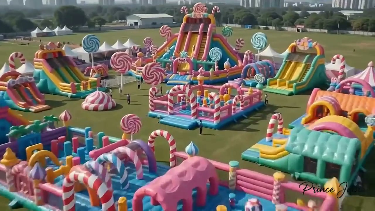 BIGG BOUNCE candy inflatable park still 1