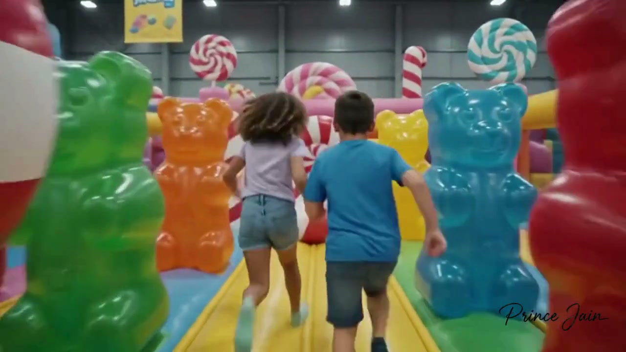 BIGG BOUNCE candy inflatable park still 2