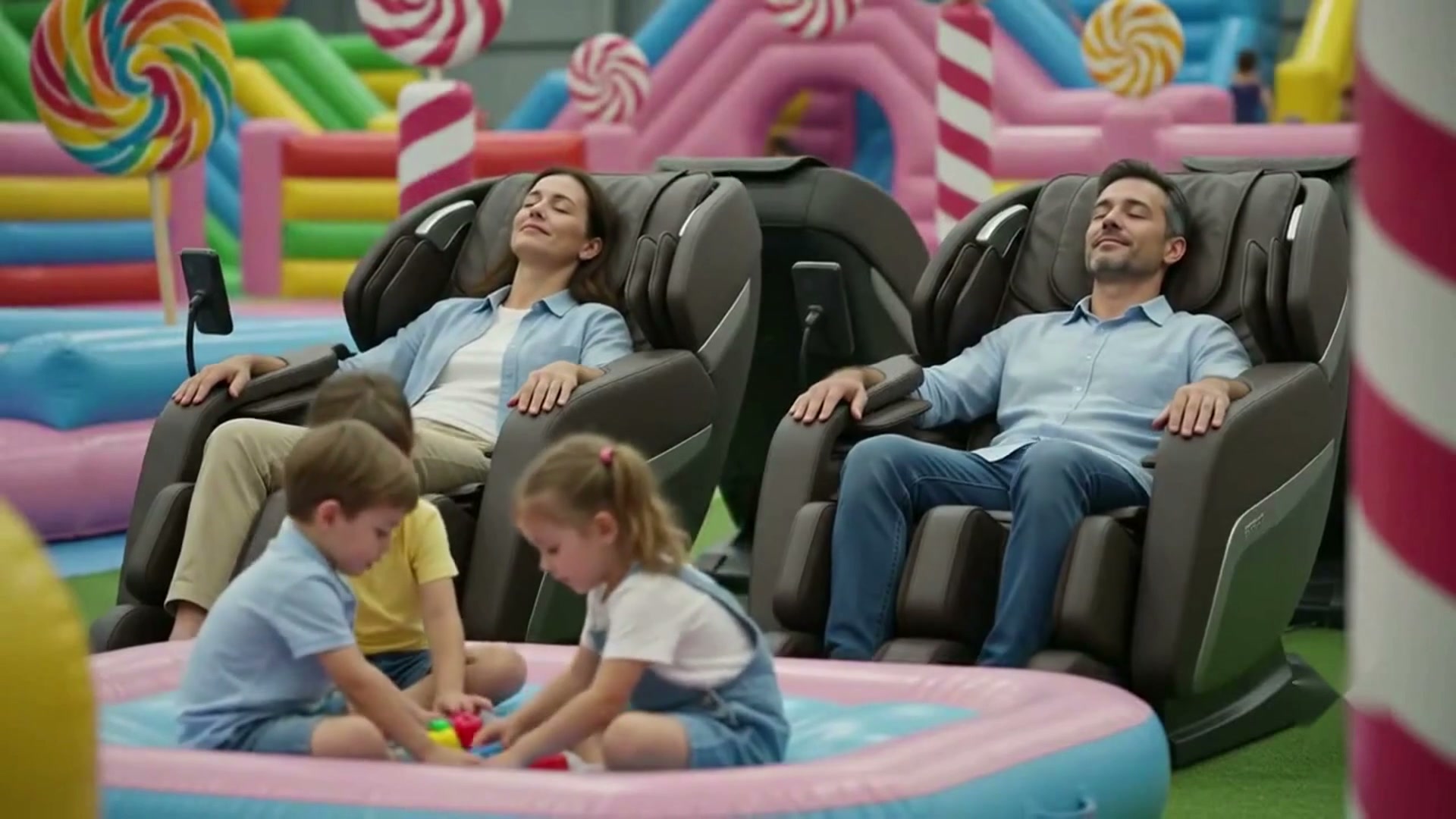 BIGG BOUNCE candy inflatable park still 4
